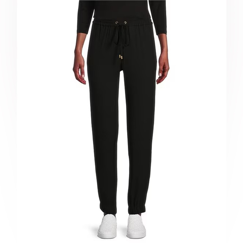 MICHEAL KORS black dress pants joggers black size ladies small